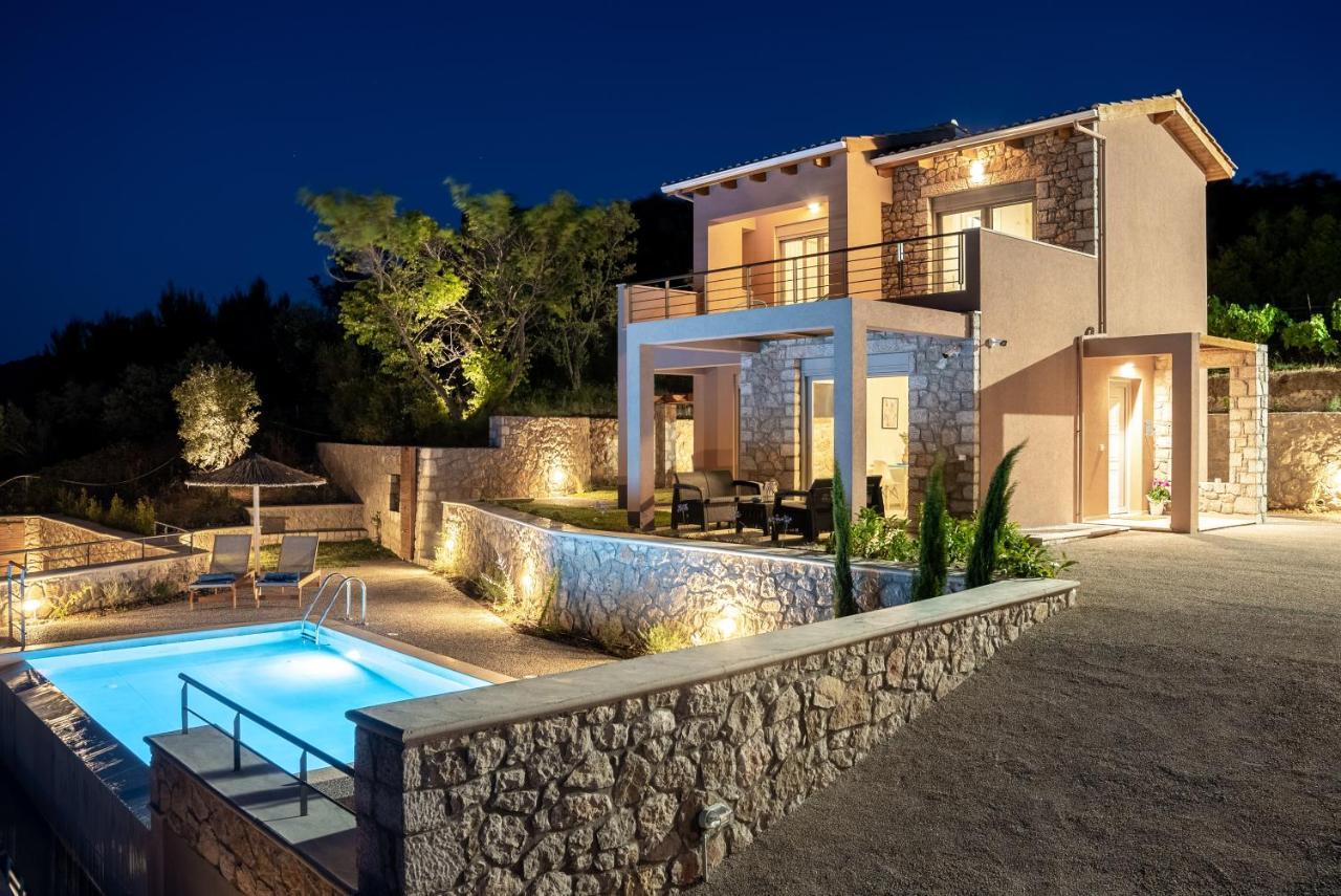 31 Blue Ionian Villas Apolpaina Buitenkant foto