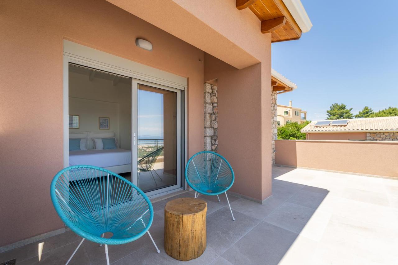 31 Blue Ionian Villas Apolpaina Buitenkant foto
