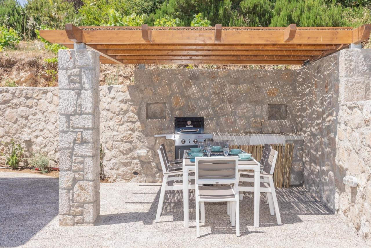 31 Blue Ionian Villas Apolpaina Buitenkant foto