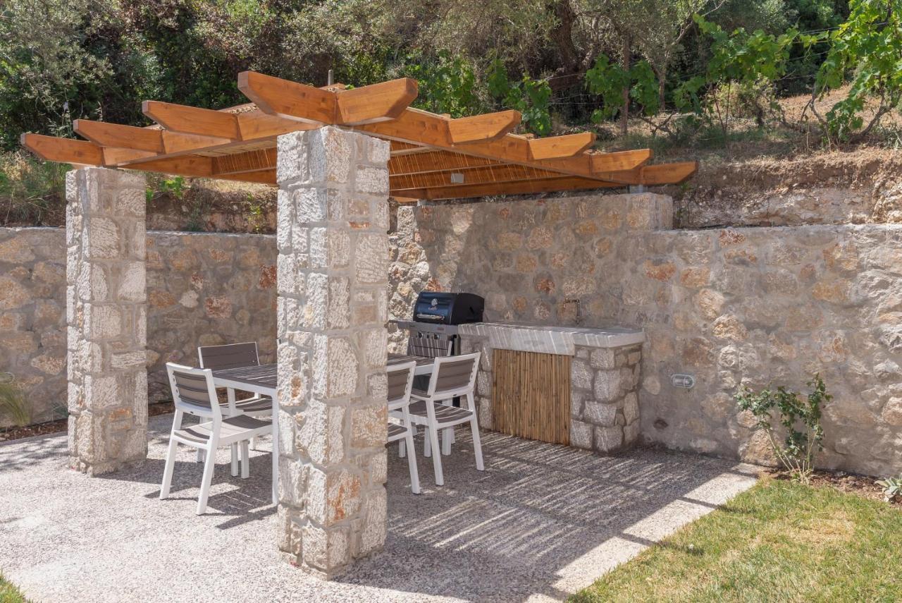 31 Blue Ionian Villas Apolpaina Buitenkant foto