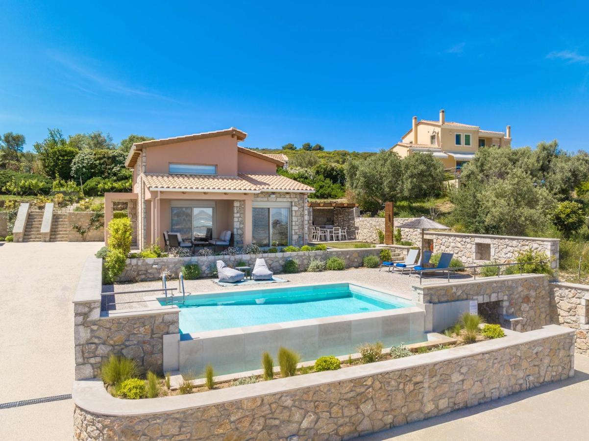 31 Blue Ionian Villas Apolpaina Buitenkant foto