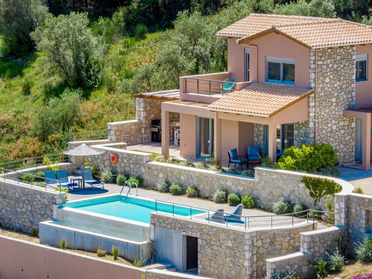 31 Blue Ionian Villas Apolpaina Buitenkant foto